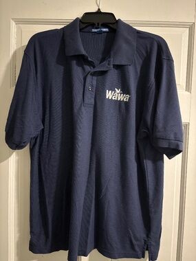 Wawa blue polo